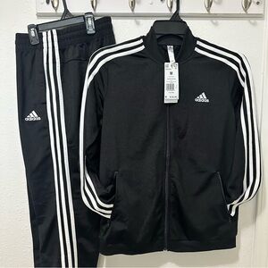 Adidas Black and White Athletic Set Women’s Size Medium